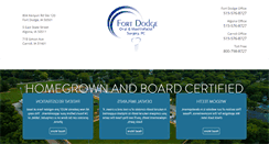 Desktop Screenshot of fortdodgeoralsurgery.com